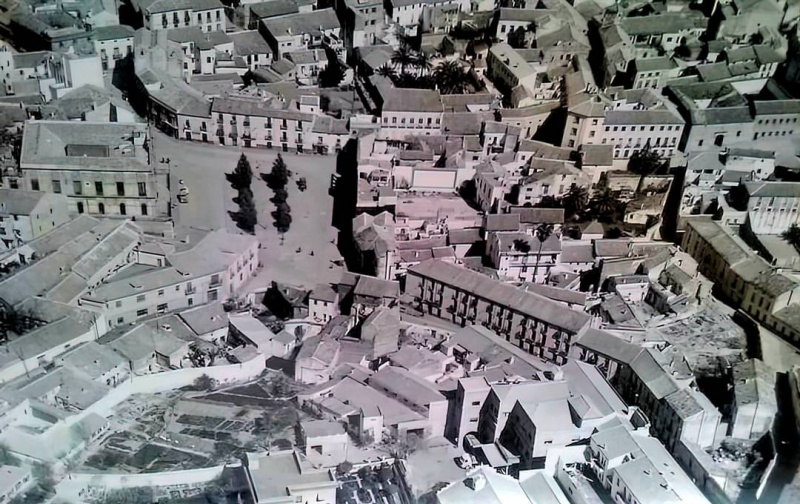 Plaza de Santa Mara - Plaza de Santa Mara. Foto antigua
