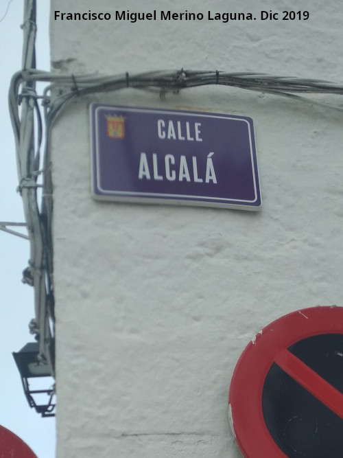Calle Alcal - Calle Alcal. Placa