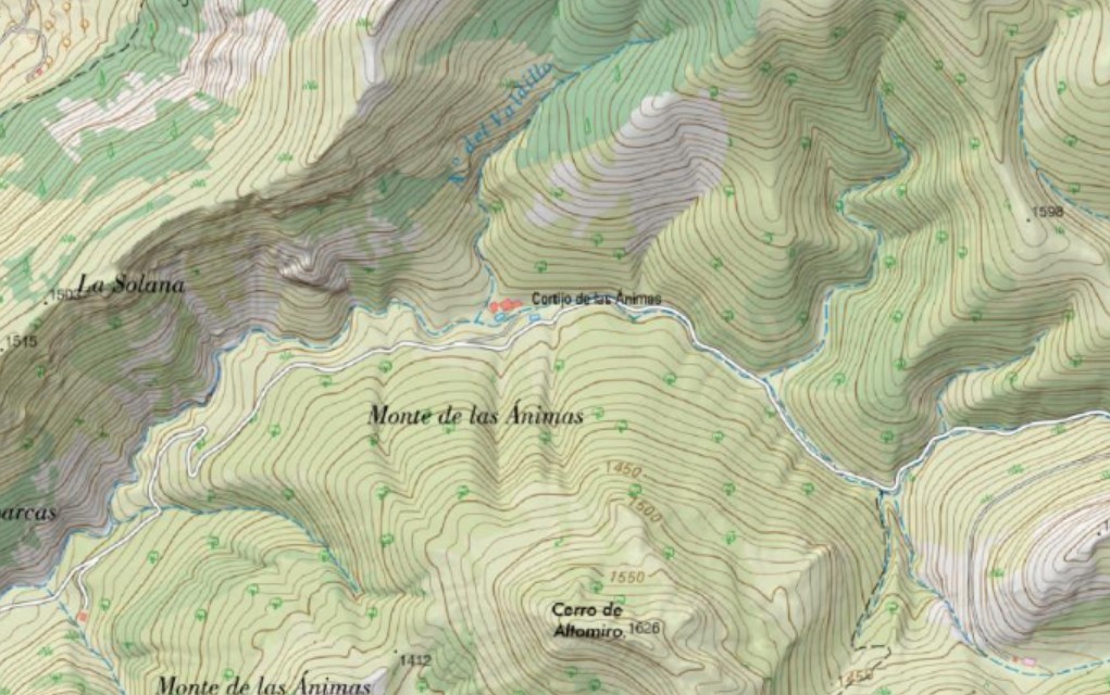 Cortijo de las nimas - Cortijo de las nimas. Mapa