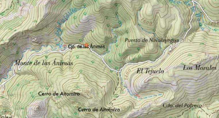Cortijo de la Nave de las nimas - Cortijo de la Nave de las nimas. Mapa