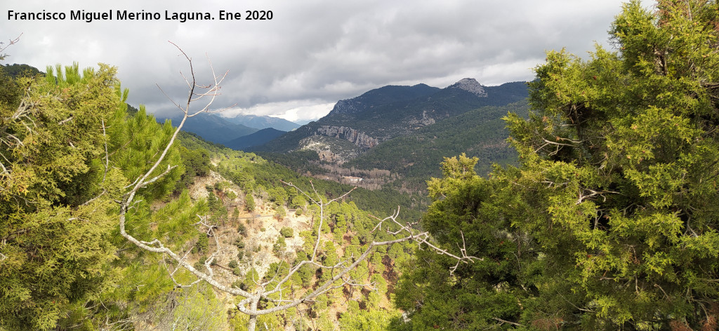 Riscos del Mailar - Riscos del Mailar. Vistas hacia Vadillo Castril