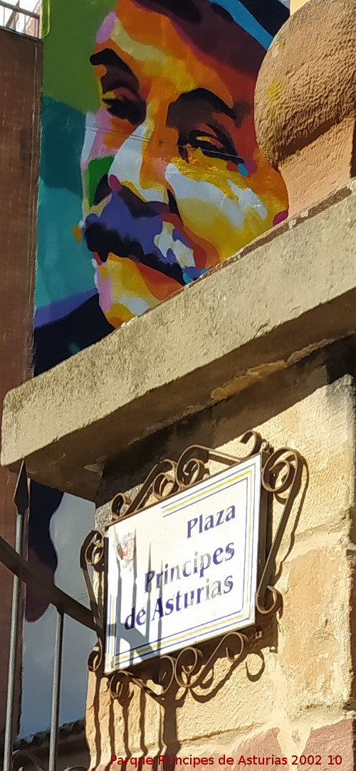 Plaza Pr�ncipes de Asturias - Plaza Pr�ncipes de Asturias. Placa