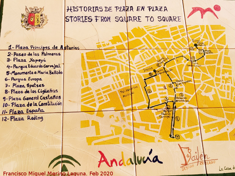 Plaza Pr�ncipes de Asturias - Plaza Pr�ncipes de Asturias. Placa