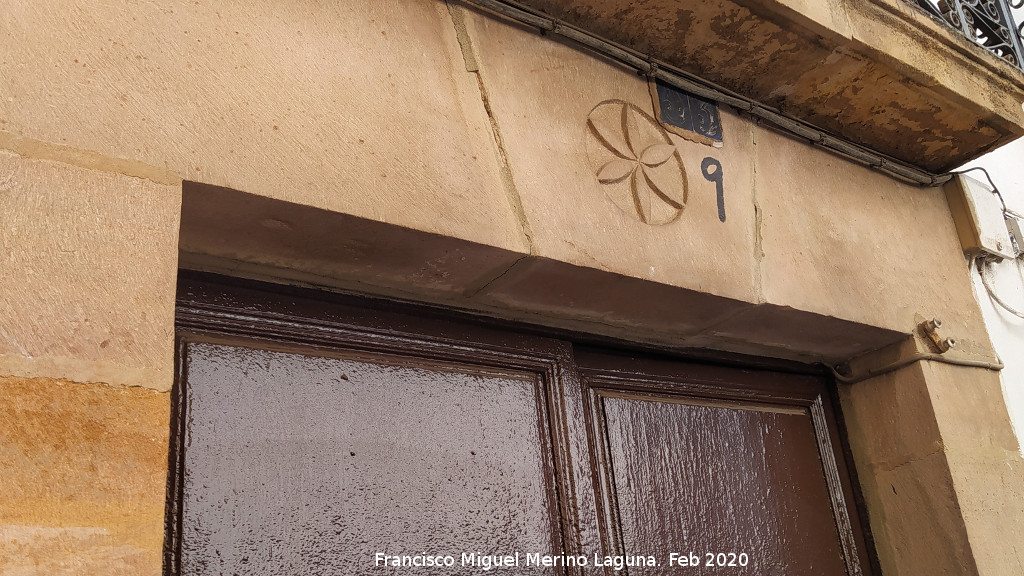 Casa de la Calle Crist�bal Col�n n� 9 - Casa de la Calle Crist�bal Col�n n� 9. Dintel