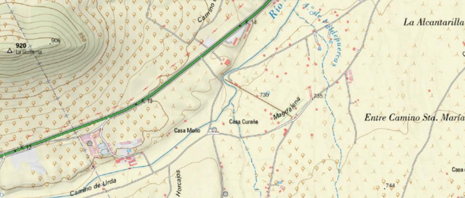 Noria de la Magdalena - Noria de la Magdalena. Mapa