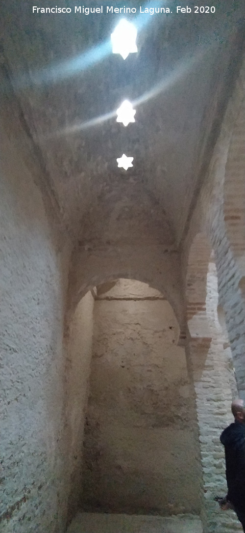 Alc�zar de Jerez. Ba�os �rabes - Alc�zar de Jerez. Ba�os �rabes. Lateral de la sala templada