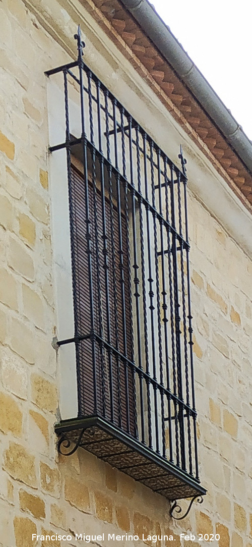 Casa de la Calle Obispo Cuevas n� 22 - Casa de la Calle Obispo Cuevas n� 22. Reja
