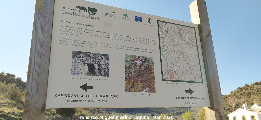 Camino de Ja�n a Guadix - Camino de Ja�n a Guadix. Cartel