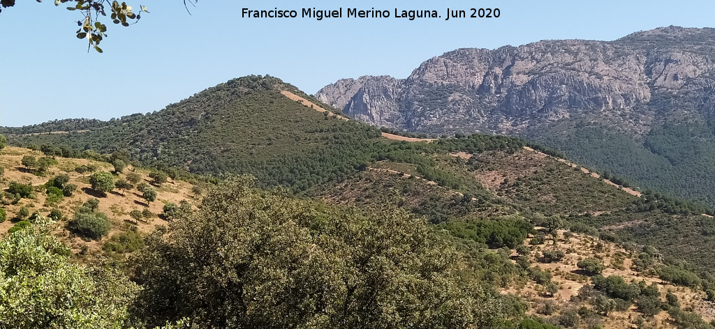 Cerro Madro�ero - Cerro Madro�ero. Desde el Mirador Cerro del Plomo
