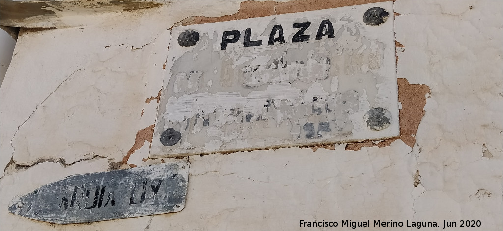Plaza de la Constituci�n - Plaza de la Constituci�n. Placas antiguas