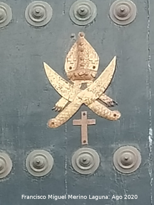 Iglesia de San Bartolom� - Iglesia de San Bartolom�. Detalle de la puerta trasera
