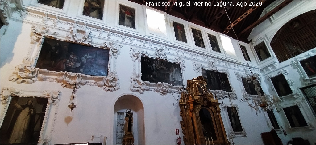 Convento Madre de Dios - Convento Madre de Dios. Cuadros del lateral interior