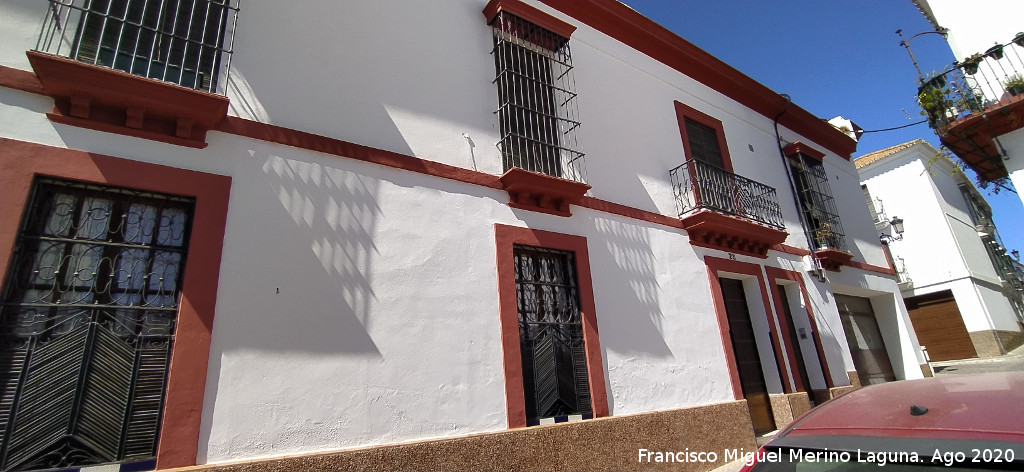 Casa de la Calle Dom�nguez de la Haza n� 28 - Casa de la Calle Dom�nguez de la Haza n� 28. Fachada