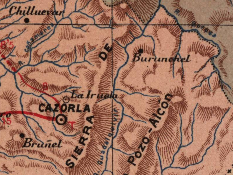 Burunchel - Burunchel. Mapa 1901