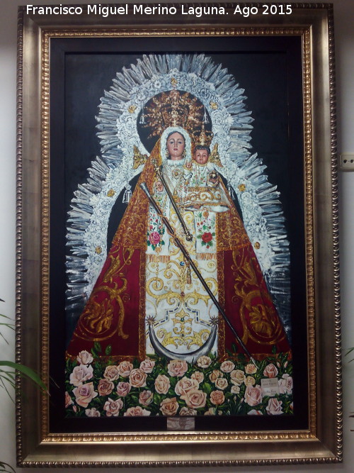 Virgen de la Estrella - Virgen de la Estrella. Cuadro de Pedro Merino Megas