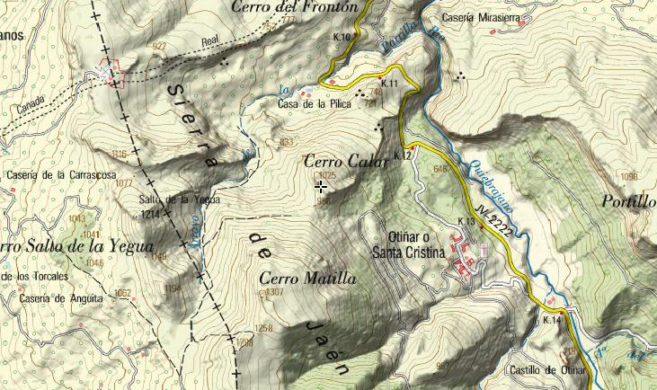 Cerro Calar - Cerro Calar. Mapa