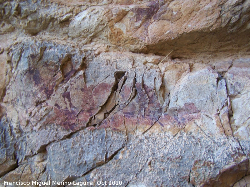 Pinturas rupestres de la Cueva del Plato grupo V - Pinturas rupestres de la Cueva del Plato grupo V. 