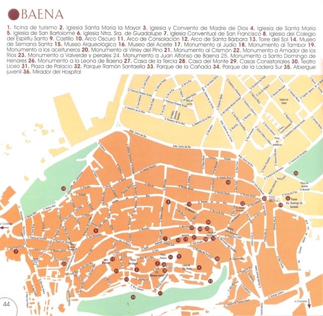 Baena - Baena. Plano