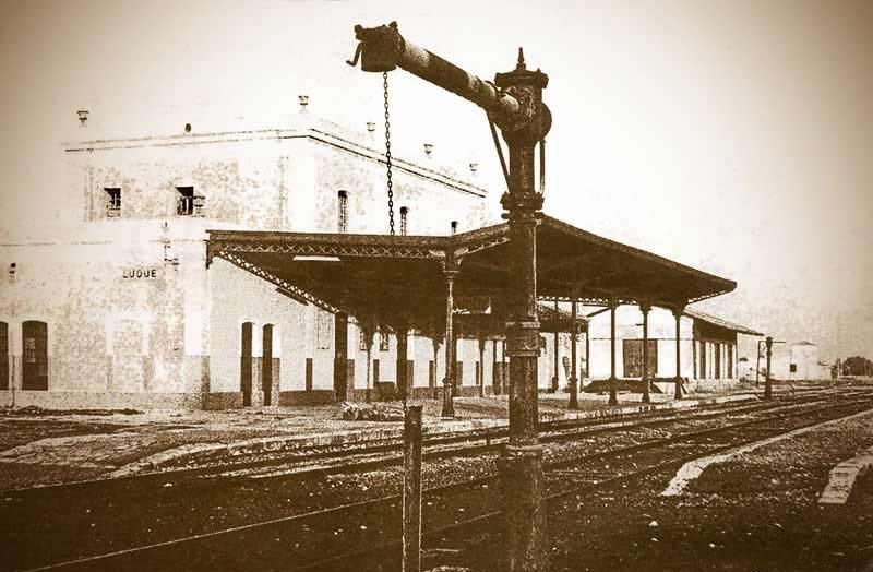 Estacin de Luque - Estacin de Luque. Foto antigua