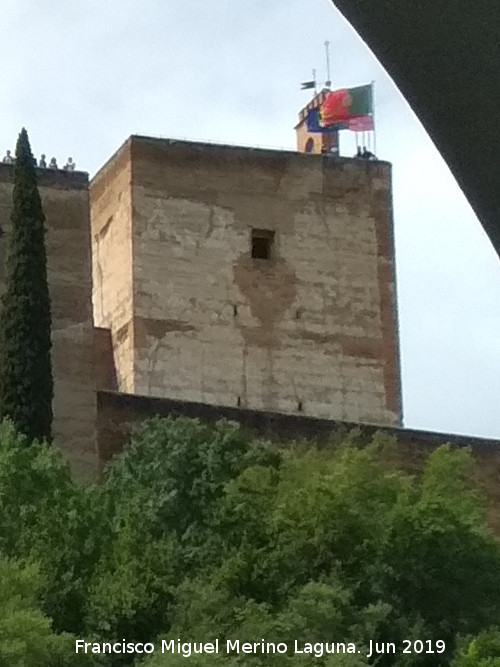 Alhambra. Torre de la Vela - Alhambra. Torre de la Vela. Desde la Casa de Castril