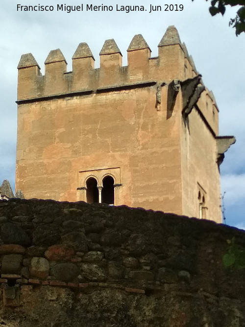 Alhambra. Torre de los Picos - Alhambra. Torre de los Picos. Desde la Puerta de Hierro