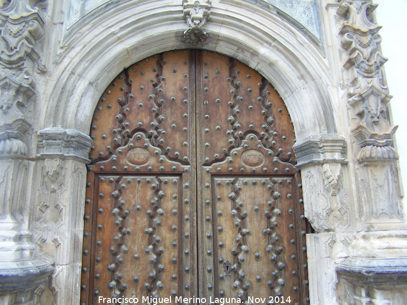 Iglesia de las Angustias - Iglesia de las Angustias. Puerta