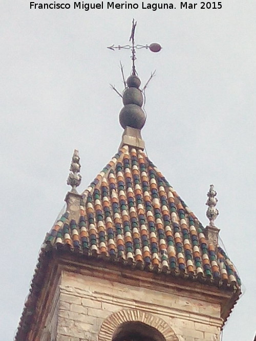 Iglesia de San Mateo - Iglesia de San Mateo. Tejado del campanario