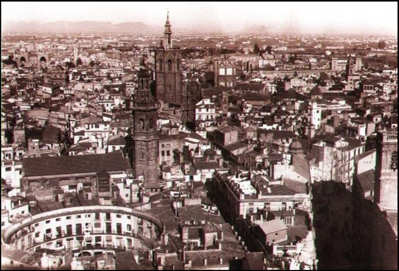 Plaza Redonda - Plaza Redonda. Foto antigua