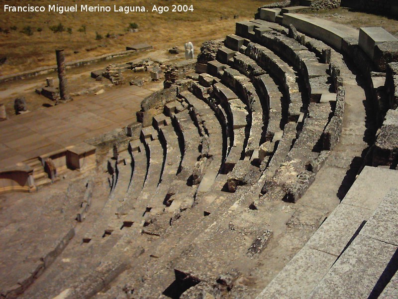 Segbriga. Teatro - Segbriga. Teatro. Gradas