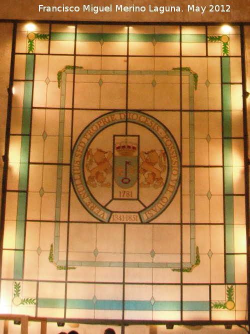 Convento de San Jos de los Capuchinos - Convento de San Jos de los Capuchinos. Vidriera