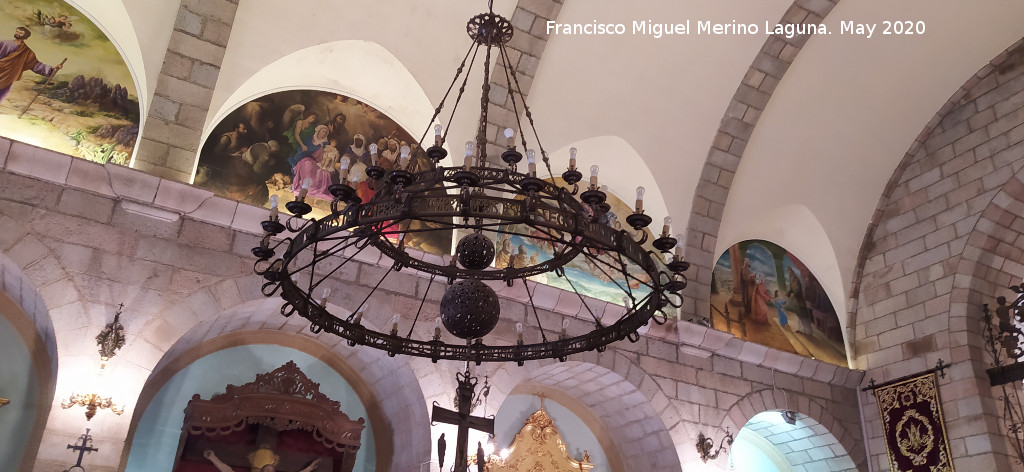 Santuario de la Virgen de la Cabeza - Santuario de la Virgen de la Cabeza. L�mpara