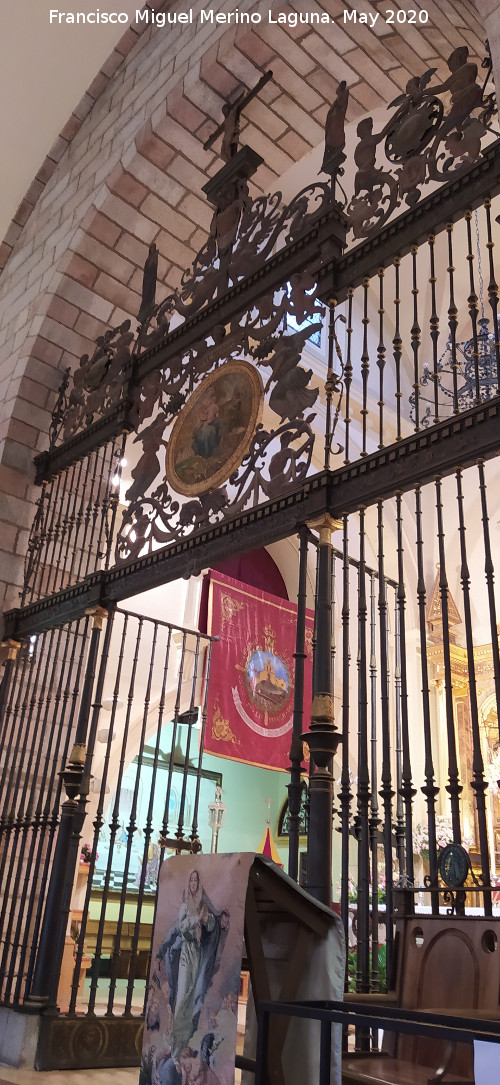 Santuario de la Virgen de la Cabeza - Santuario de la Virgen de la Cabeza. Reja