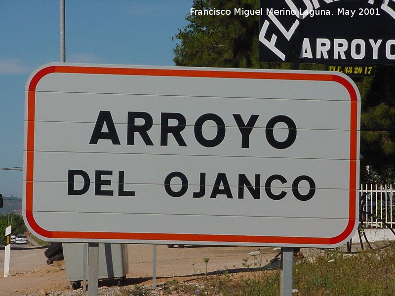 Arroyo del Ojanco - Arroyo del Ojanco. Cartel