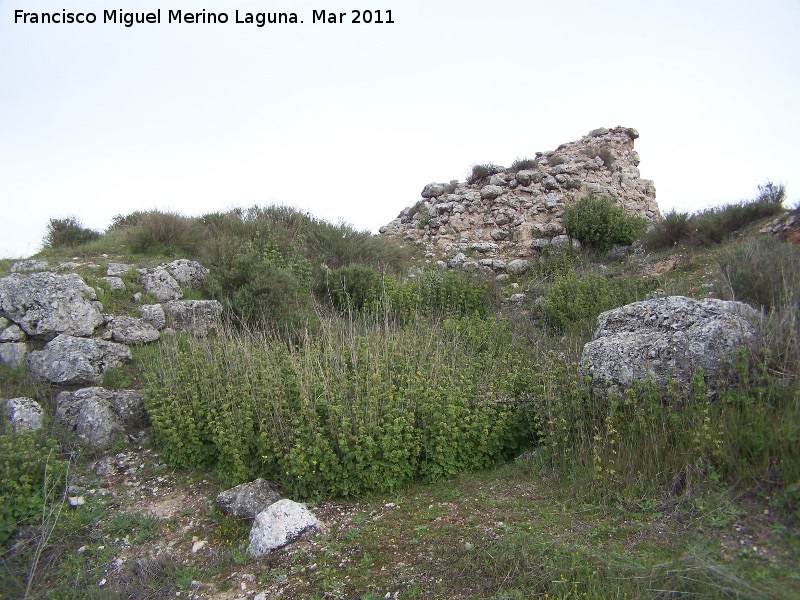 Oppidum del Cerro Algarrobo - Oppidum del Cerro Algarrobo. Puerta de acceso