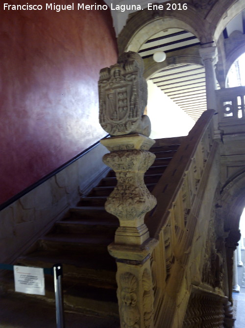 Palacio de Jabalquinto - Palacio de Jabalquinto. Escalera