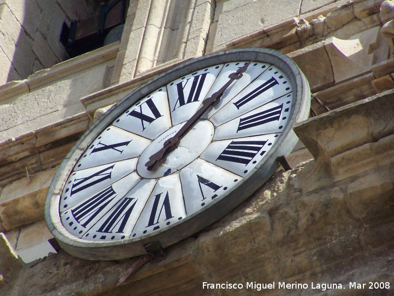 Catedral de Ja�n. Reloj - Catedral de Ja�n. Reloj. 