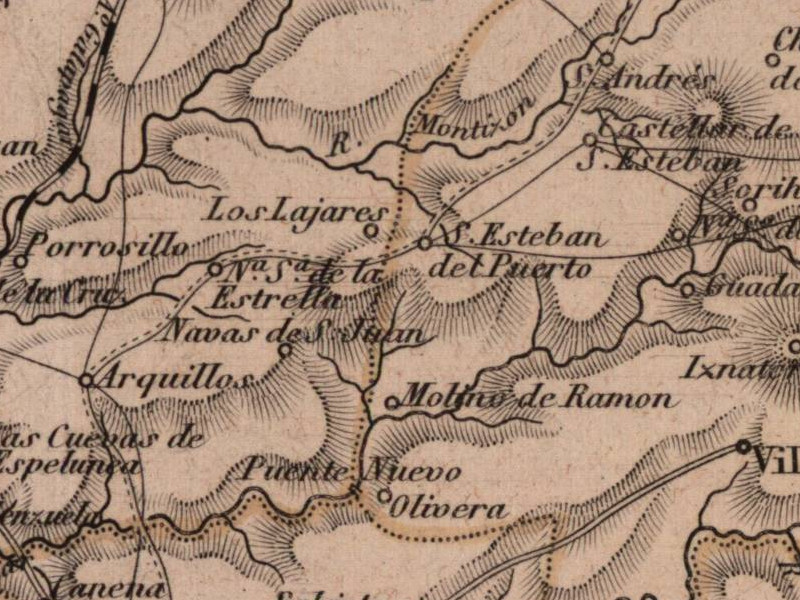 Historia de Castellar - Historia de Castellar. Mapa 1862