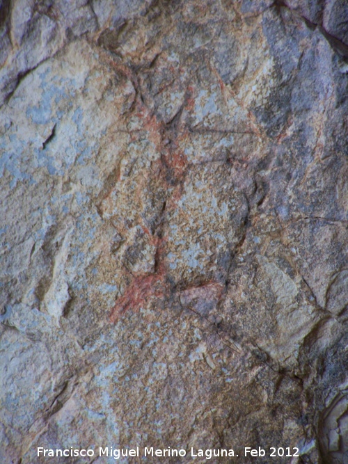 Pinturas rupestres de la Cueva Oeste del Canjorro - Pinturas rupestres de la Cueva Oeste del Canjorro. 