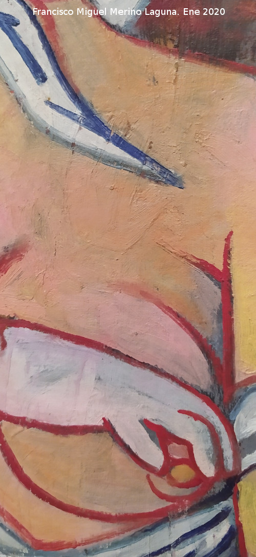 Rafael Zabaleta Fuentes - Rafael Zabaleta Fuentes. Cuadro oculto debajo de Maternidad