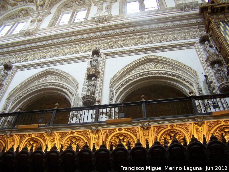 Mezquita Catedral. Bveda del Coro - Mezquita Catedral. Bveda del Coro. Arcos