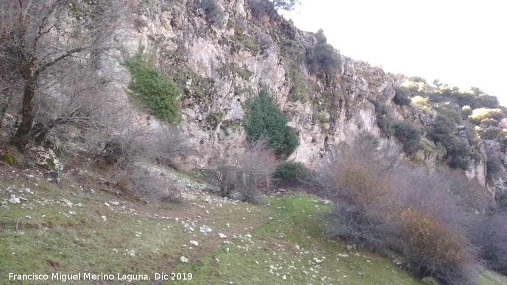 Lomas de Carboneros - Lomas de Carboneros. Paredes rocosas desde la Ca�ada de los Habares