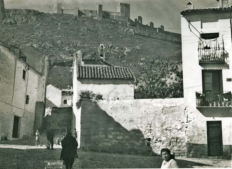 Castillo de Santa Catalina - Castillo de Santa Catalina. Foto antigua. Fotografa de Jaime Rosell Caada. Archivo IEG
