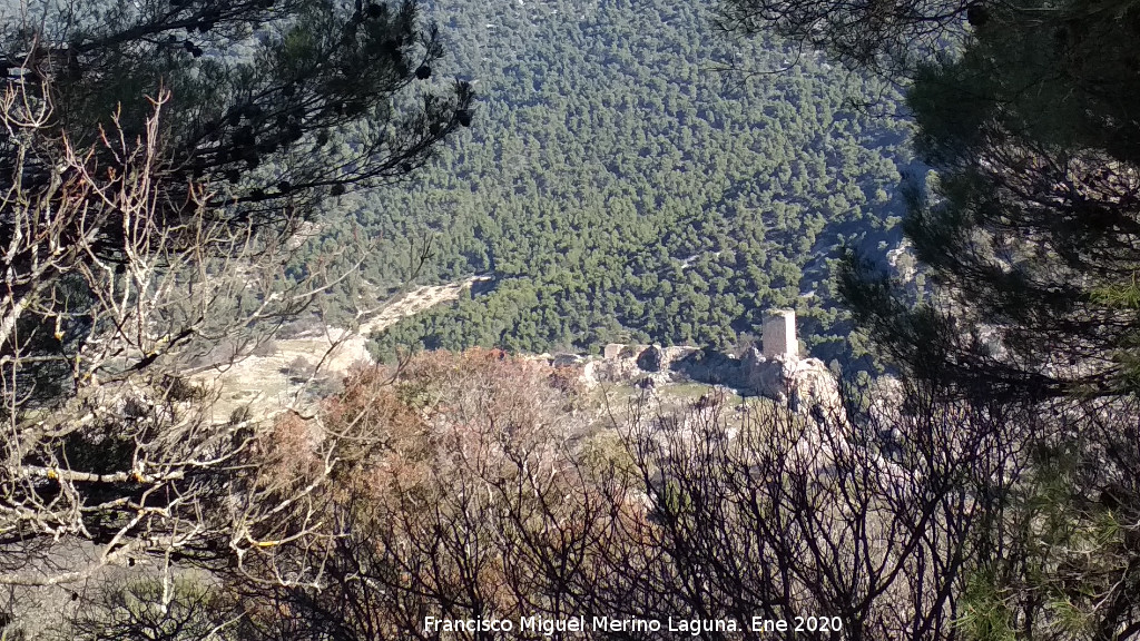 Castillo de Oti�ar - Castillo de Oti�ar. Desde el Cerro Pinillo
