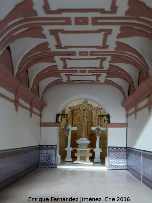 Ermita del Calvario - Ermita del Calvario. Maqueta de Enrique Fernndez Jimnez