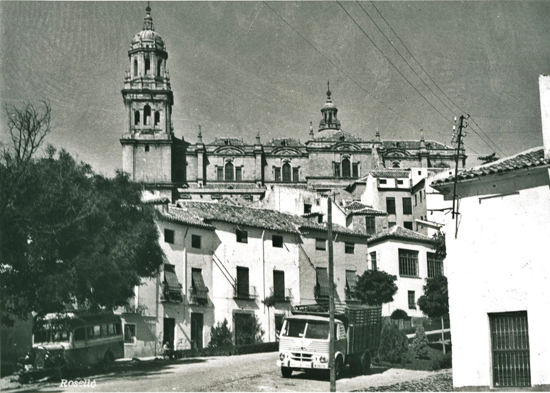 Catedral de Jan - Catedral de Jan. Foto antigua. Fotografa de Jaime Rosell Caada. Archivo IEG