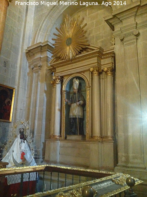 Catedral de Jan. Capilla de San Pedro Pascual - Catedral de Jan. Capilla de San Pedro Pascual. Santo Toribio