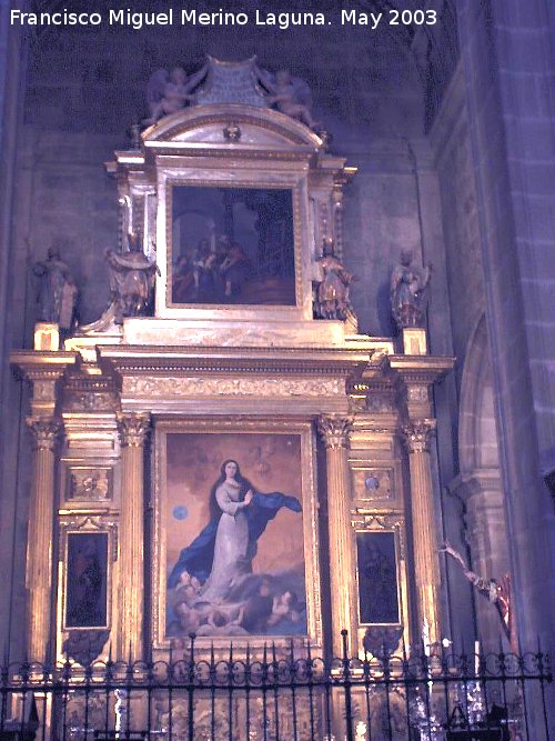 Catedral de Jan. Capilla de la Inmaculada - Catedral de Jan. Capilla de la Inmaculada. 