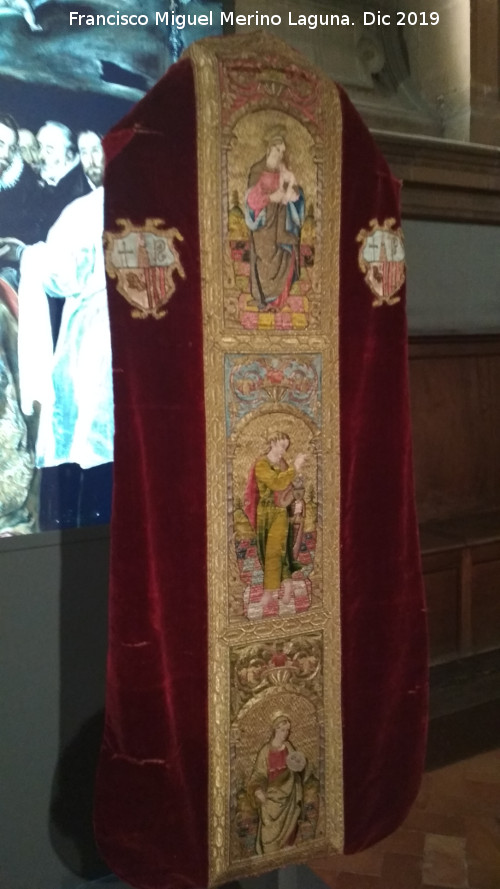 Catedral de Jan. Museo - Catedral de Jan. Museo. Casulla de San Blas