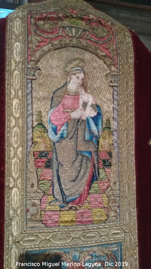 Catedral de Jan. Museo - Catedral de Jan. Museo. Casulla de San Blas. Detalle