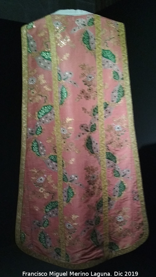 Catedral de Jan. Sacrista - Catedral de Jan. Sacrista. Casulla 1750-1770